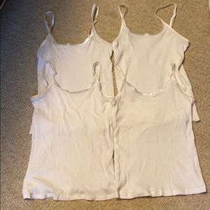 Girls Ribbed Camisoles with ADJUSTABLE STRAPS!